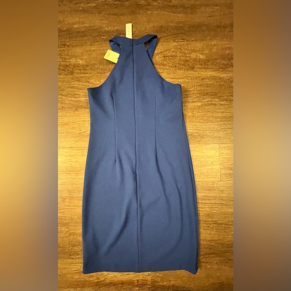 Trina Turk Honor Keyhole Halter Dress‎ $158 Punch Size 2 NWT Blue C14 - Picture 4 of 10